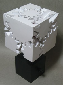 paper gear cube